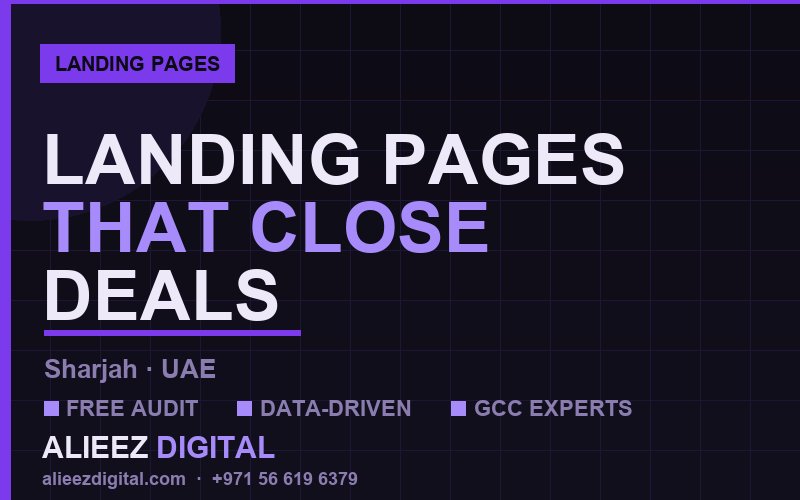 Landing Pages Strategy for property management Businesses in Sharjah — 2026 Playbook