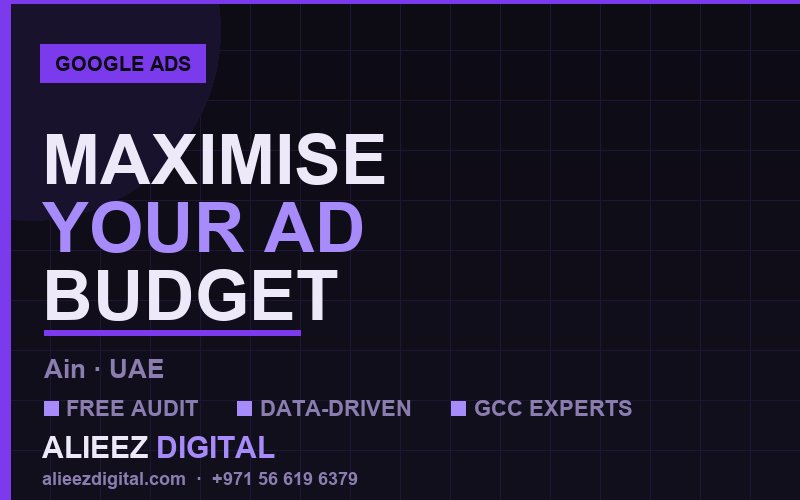 Why Al Ain event management Businesses Are Investing in Google Ads in 2026
