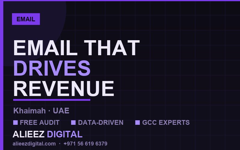 Email Marketing in Ras Al Khaimah: What Actually Works for event management Companies in 2026