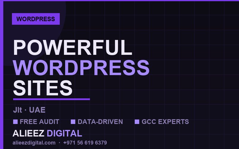 WordPress Development in JLT: What Actually Works for real estate Companies in 2026