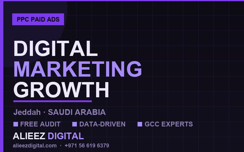 إدارة الإعلانات المدفوعة PPC في جدة | أليز ديجيتال